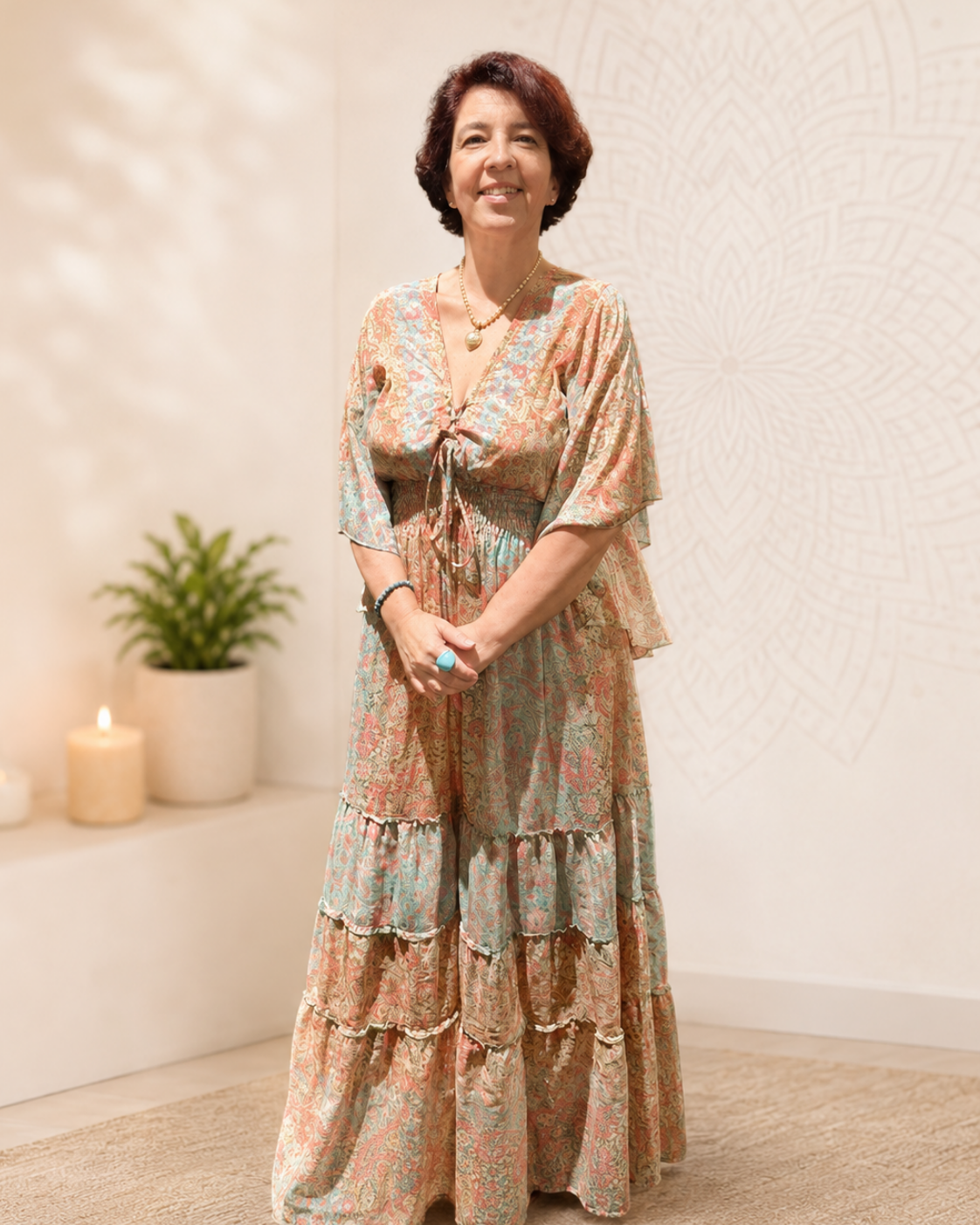 Monica Martins em ambiente terapêutico